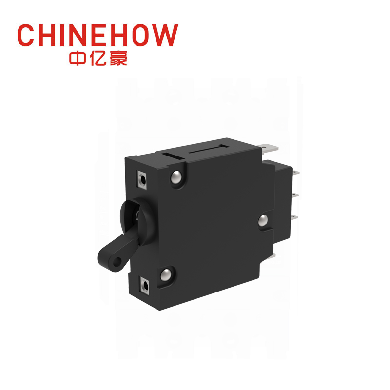 CVP-BM Hudraulic Magnetic Circuit Breaker Long Handle Actuator with Tab(Q.C.250) Auxiliary Switch 1P