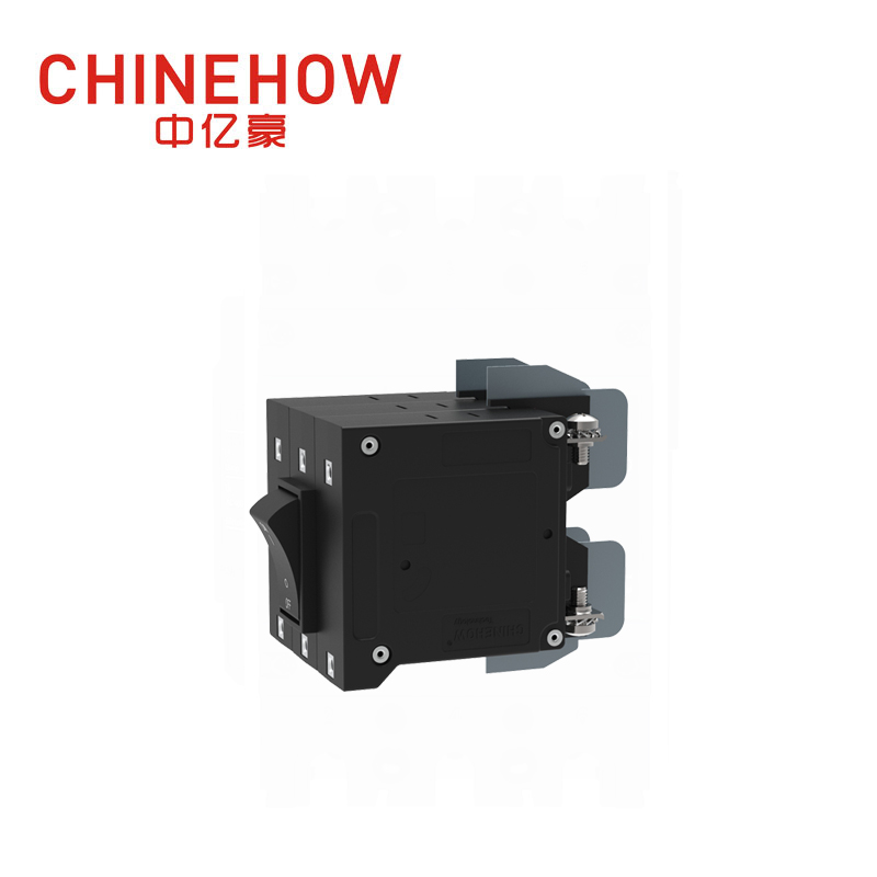 CVP-TH Hydraulic Magnetic Circuit Breaker Angle Rocker Actuator with M4 Screw With Upturend Lugs 3P 