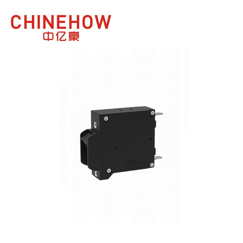 CVP-TH Hydraulic Magnetic Circuit Breaker Angle Rocker Actuator with Guard and Tab(Q.C.250) 1P