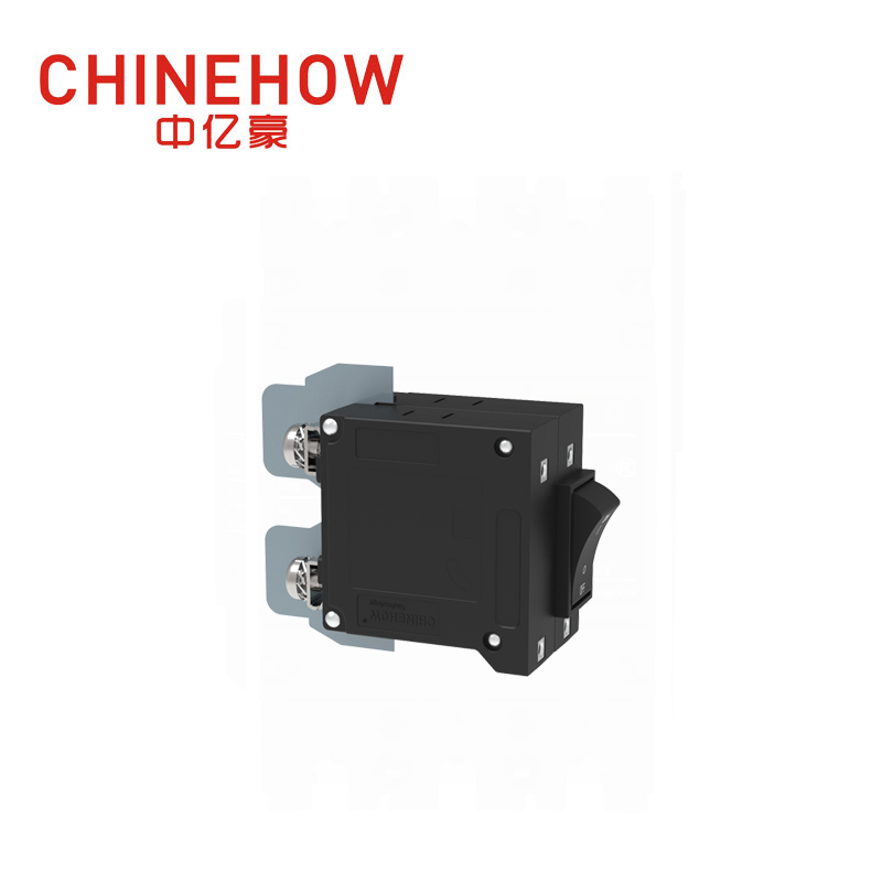 CVP-TH Hydraulic Magnetic Circuit Breaker Angle Rocker Actuator with M5 Screw Bus 2P 