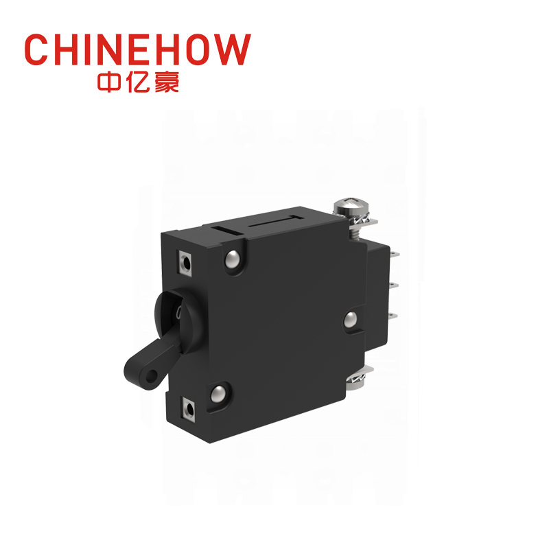 CVP-BM Hudraulic Magnetic Circuit Breaker Long Handle Actuator with M4 Screw Bus Auxiliary Switch 1P
