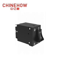 CVP-BM Hudraulic Magnetic Circuit Breaker Angle Rocker With Guard Actuator with Tab(Q.C.250) 2P 