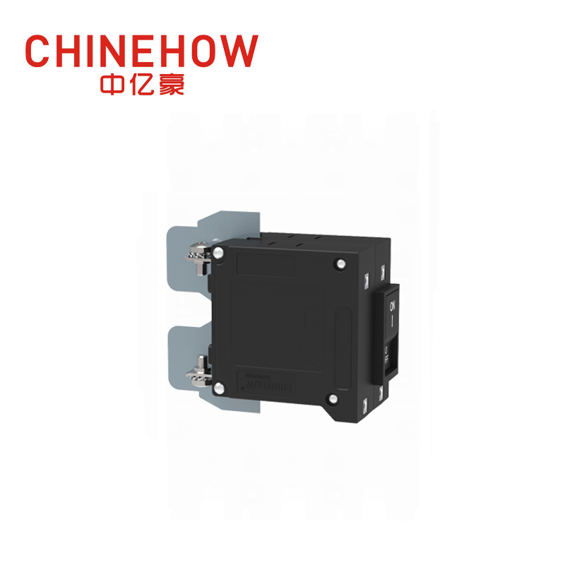 CVP-TH Hydraulic Magnetic Circuit Breaker Flat Rocker Actuator with M4 Screw With Upturend Lugs 2P 