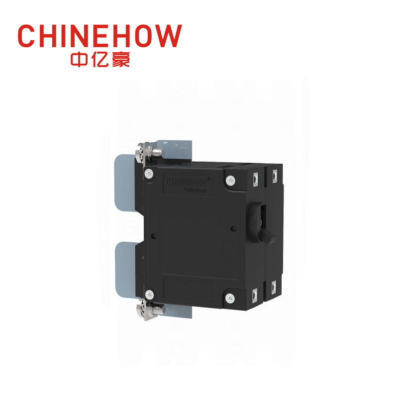 CVP-TH Hudraulic Magnetic Circuit Breaker Short Handle Actuator with M5 Screw Bent 90° 2P 
