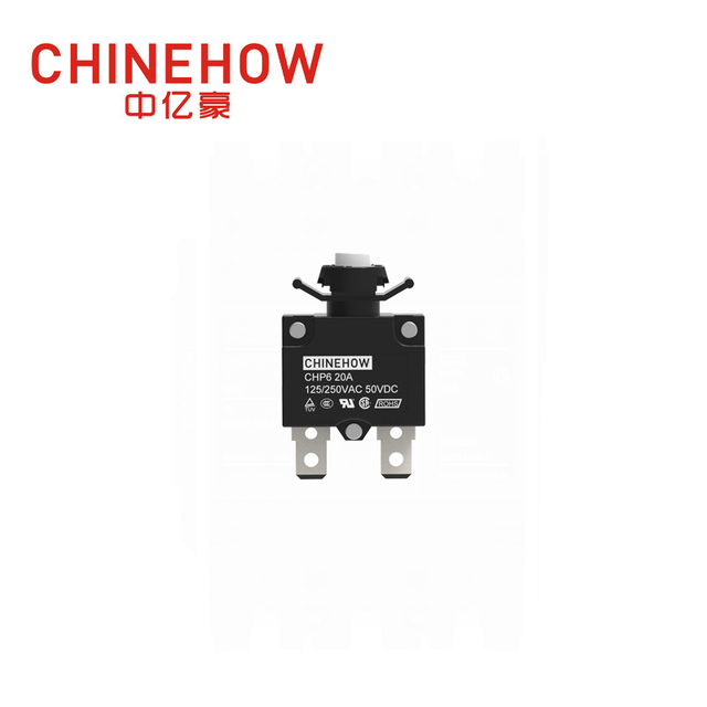 CHP6-8A Push to Reset Circuit Breaker