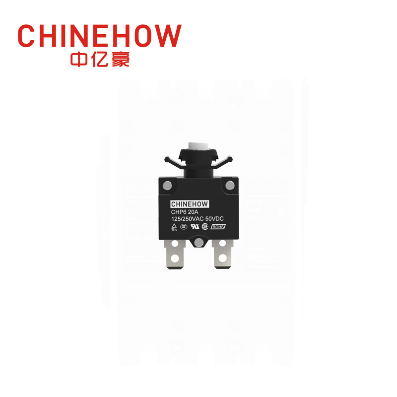 CHP6-8A Push to Reset Circuit Breaker