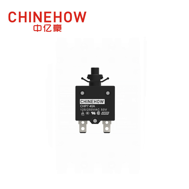 CHP7-25A Push To Reset Circuit Breaker