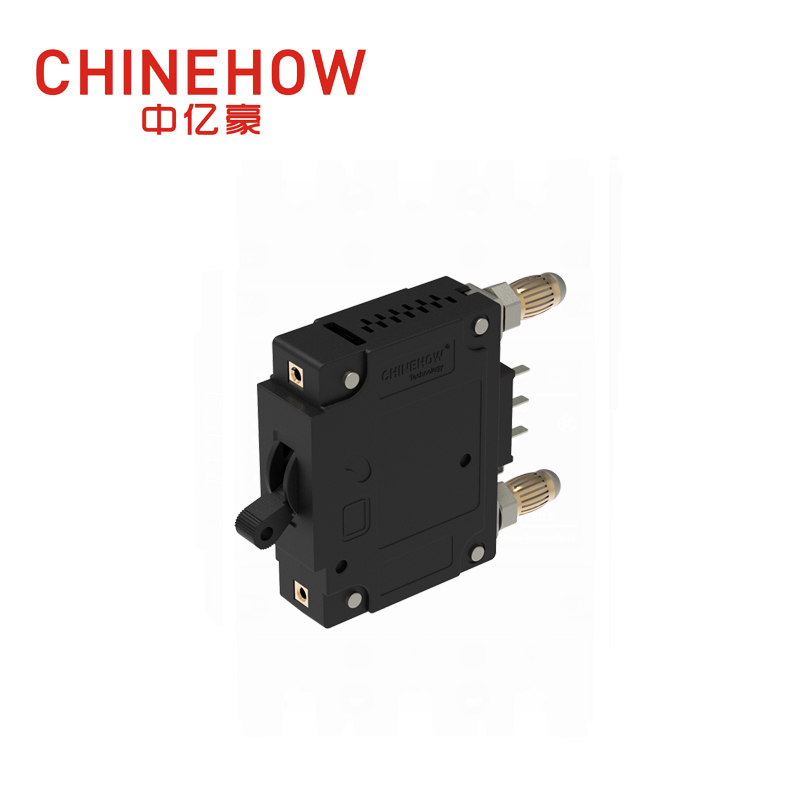 CVP-FR Hydraulic Magnetic Circuit Breaker Long Handle Actuator with Bullet and Alarm Switch 1P 