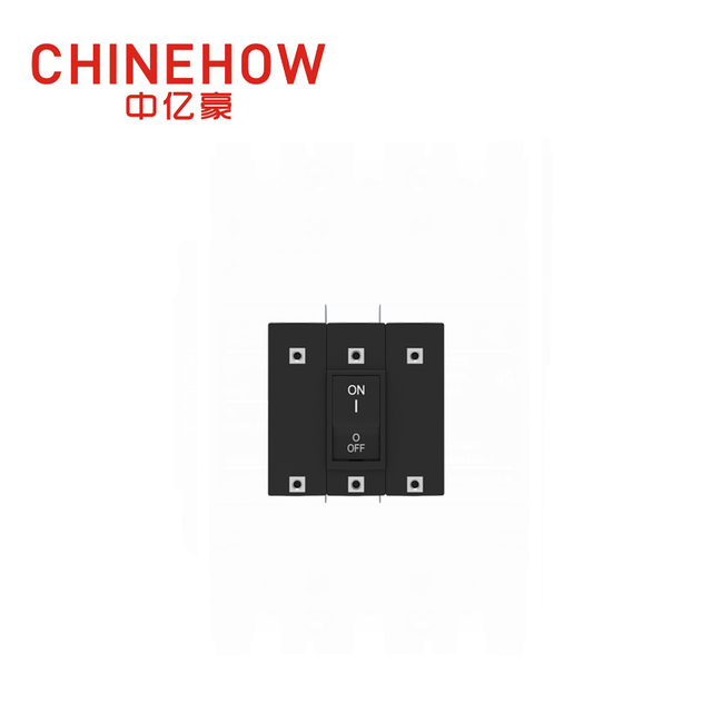 CVP-TH Hydraulic Magnetic Circuit Breaker Flat Rocker Actuator with M4 Screw With Upturend Lugs 3P 