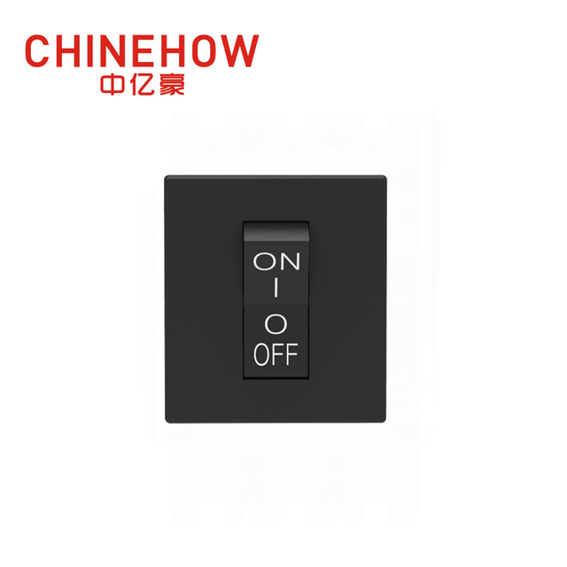 CVP-SM Hudraulic Magnetic Circuit Breaker Angle Rocker Actuator withTab(Q.C.250) 2P Black