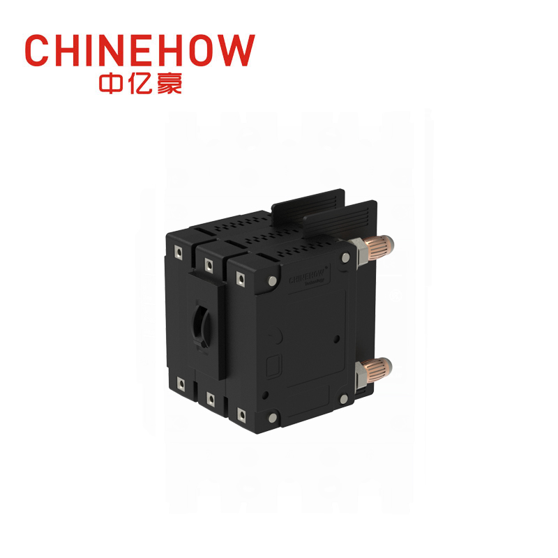 CVP-FR Hydraulic Magnetic Circuit Breaker Short Handle Actuator with Bullet 3P with Terminal Barriers 