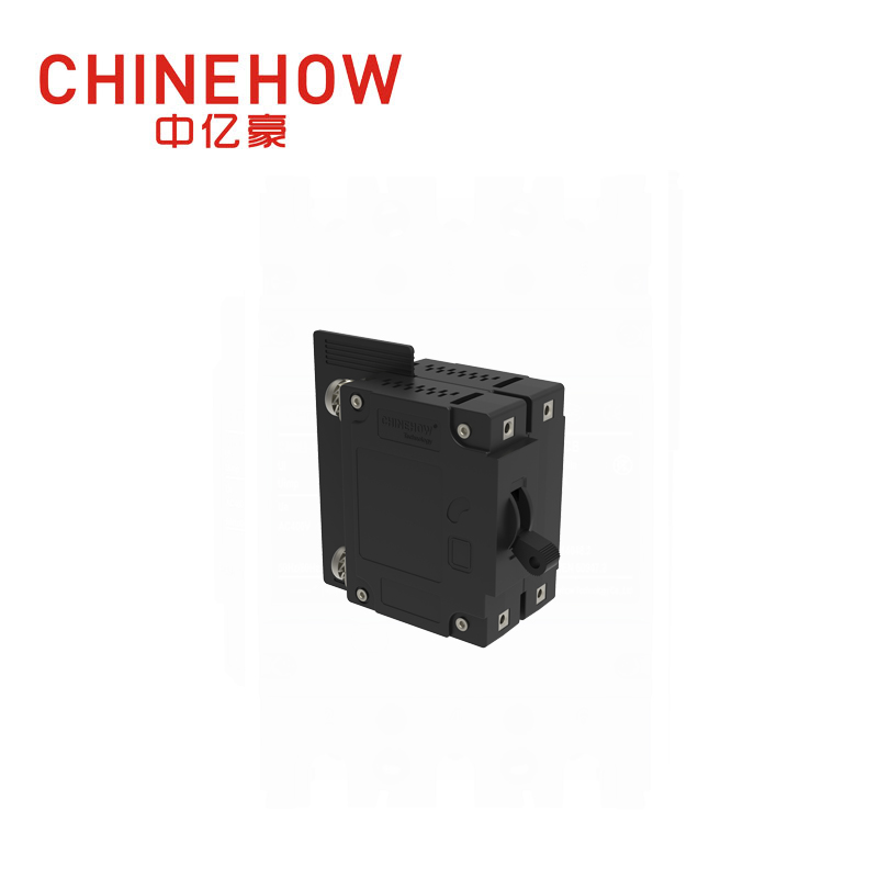 CVP-FR Hydraulic Magnetic Circuit Breaker Long Handle Actuator Per Unit with M5 Screw and Terminal Barriers 2P 