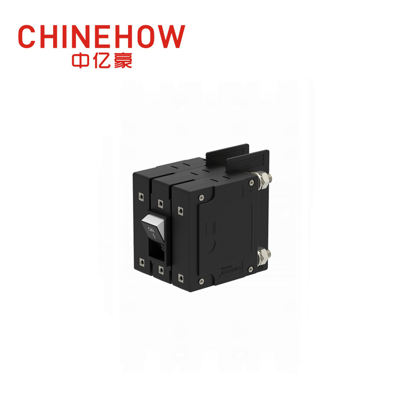 CVP-FR Hydraulic Magnetic Circuit Breaker Flat Rocker Actuator with M6 Stud 3P
