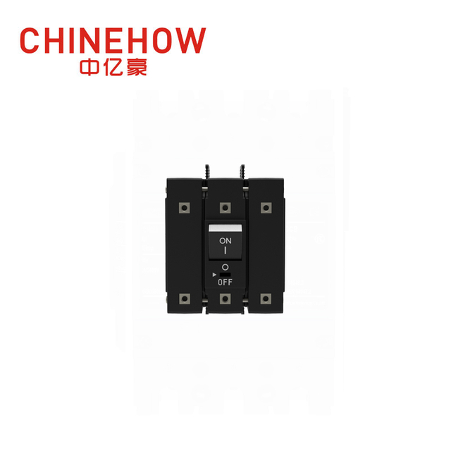 CVP-FR Hydraulic Magnetic Circuit Breaker Flat Rocker Actuator with Guard with M6 Stud 3P 