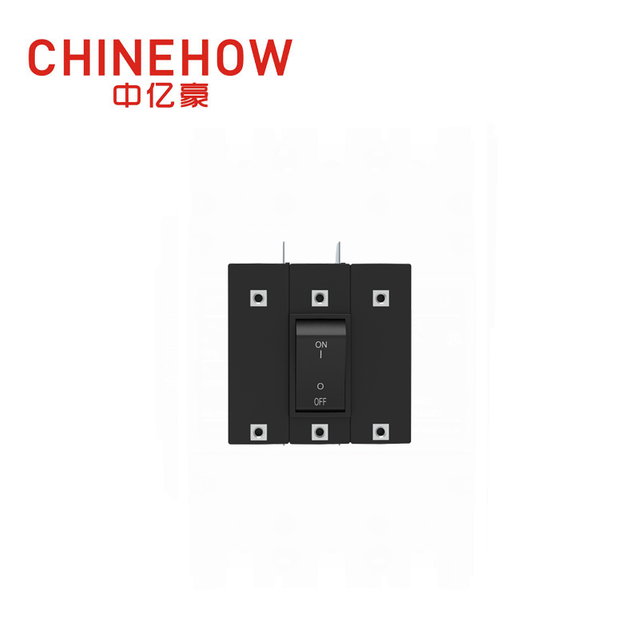 CVP-TH Hydraulic Magnetic Circuit Breaker Angle Rocker Actuator with M4 Screw With Upturend Lugs 3P 