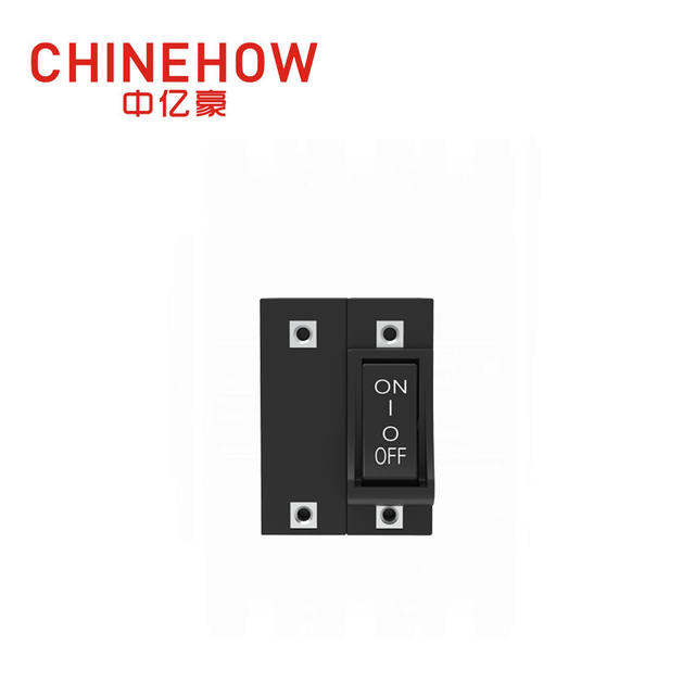 CVP-BM Hudraulic Magnetic Circuit Breaker Angle Rocker With Guard Actuator with M4 Screw Bus 2P 
