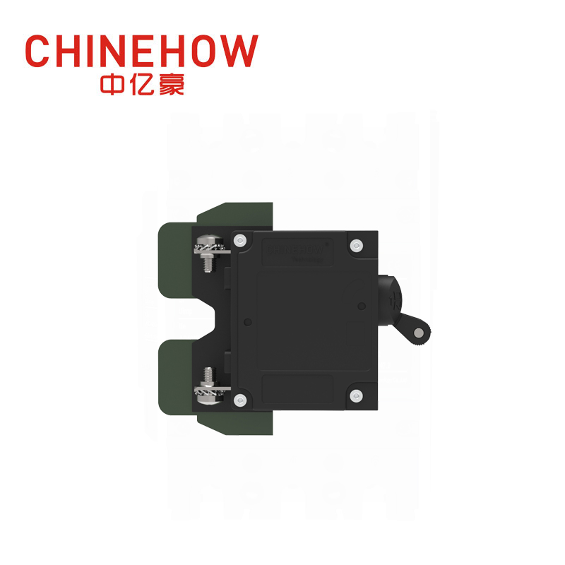 CVP-TH Hydraulic Magnetic Circuit Breaker Long Handle Actuator Per Unit with M4 Screw With Upturend Lugs 2P 