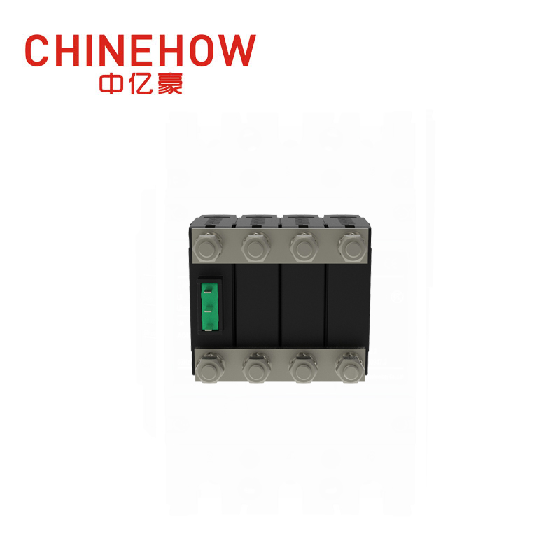 CVP-FR Hydraulic Magnetic Circuit Breaker Long Handle Actuator Per Pole with M6 Stud and Auxiliary Switch 4P 