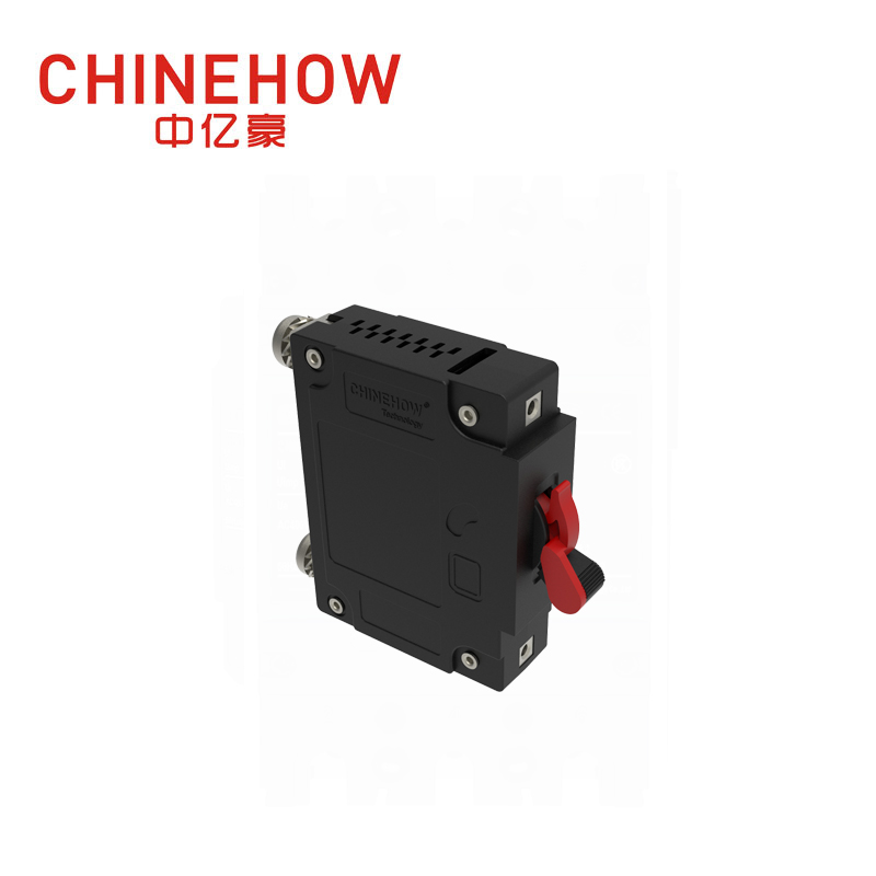 CVP-FR Hydraulic Magnetic Circuit Breaker Long Handle Actuator with M5 Screw and Lock 1P