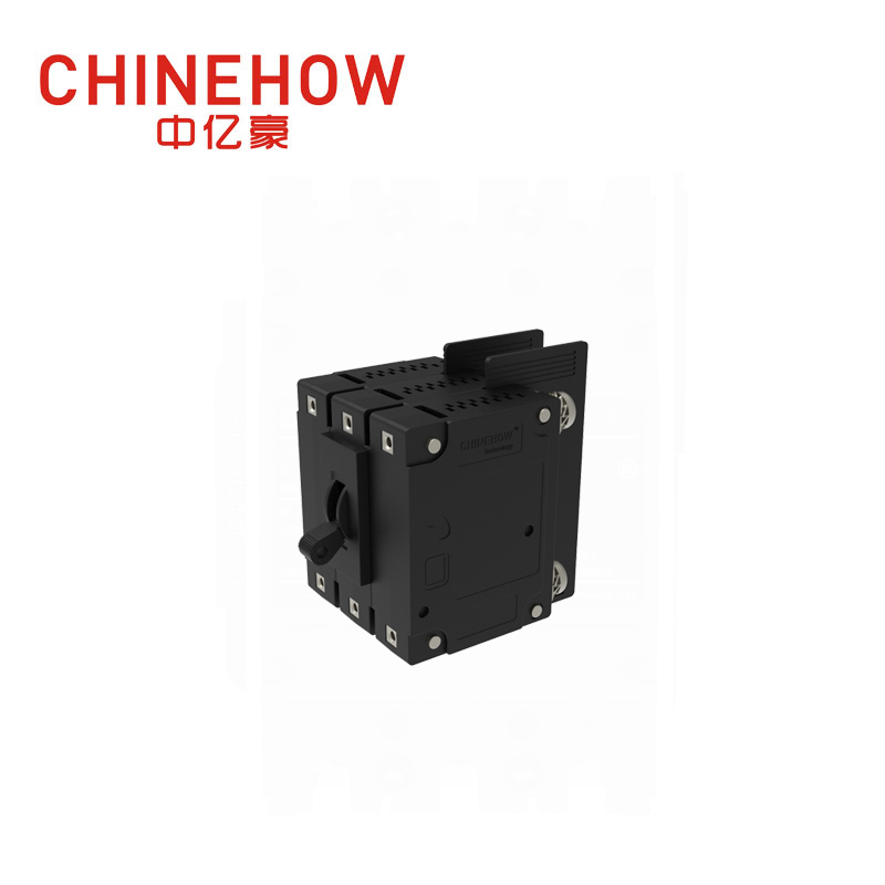 CVP-FR Hydraulic Magnetic Circuit Breaker Long Handle Actuator Per Unit with M5 Screw and Terminal Barriers 3P 