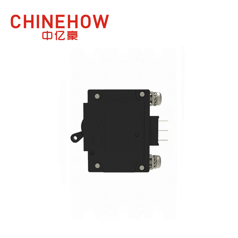 CVP-FR Hydraulic Magnetic Circuit Breaker Long Handle Actuator with M5 Screw and Auxiliary Switch 1P 