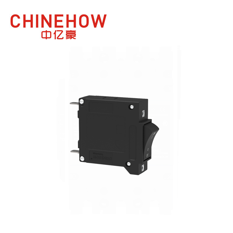 CVP-TH Hydraulic Magnetic Circuit Breaker Angle Rocker Actuator with Tab(Q.C.250) 1P 
