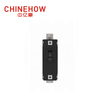 CVP-TH Hydraulic Magnetic Circuit Breaker Short Handle Actuator with M5 Screw Bent 90° 1P 
