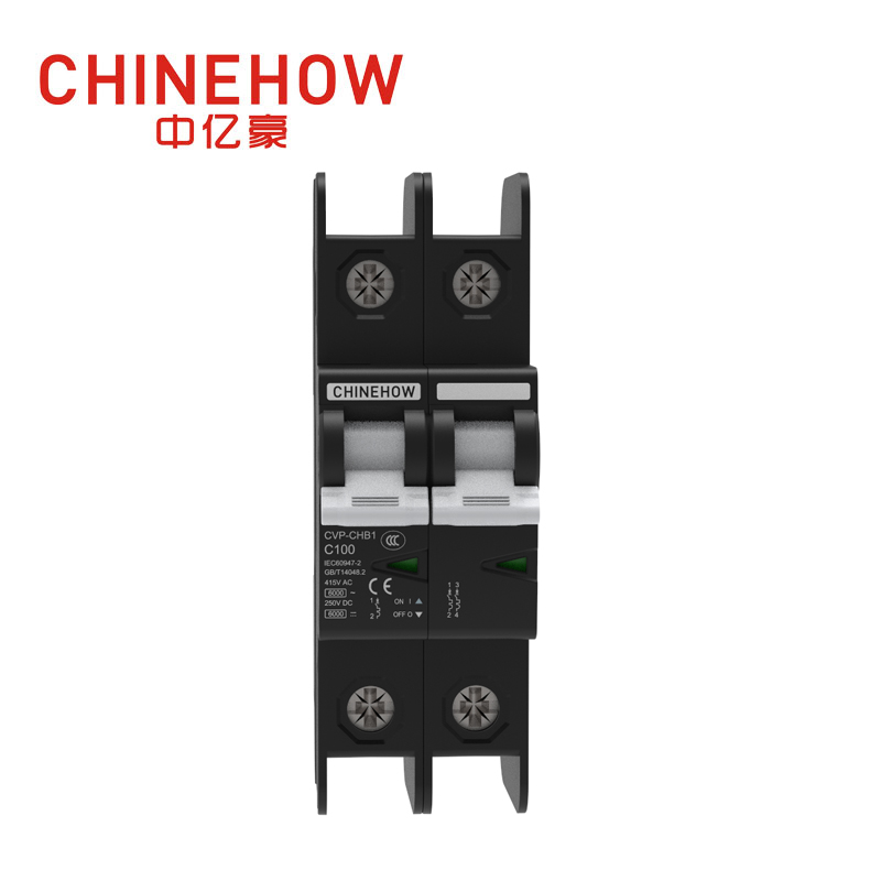 CVP-CHB1 Series 2P Black Miniature Circuit Breaker