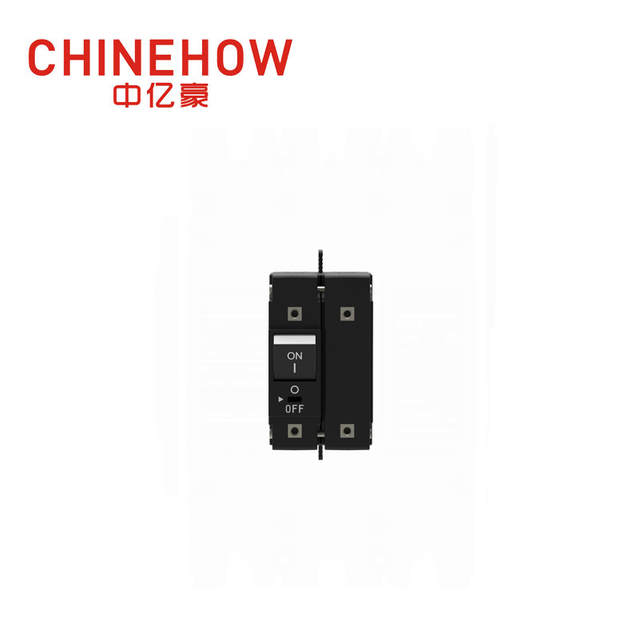 CVP-FR Hydraulic Magnetic Circuit Breaker Flat Rocker Actuator with Guard with M6 Stud 2P 