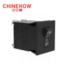CVP-SM Hudraulic Magnetic Circuit Breaker Angle Rocker Actuator with M4 Screw Bus 2P Black