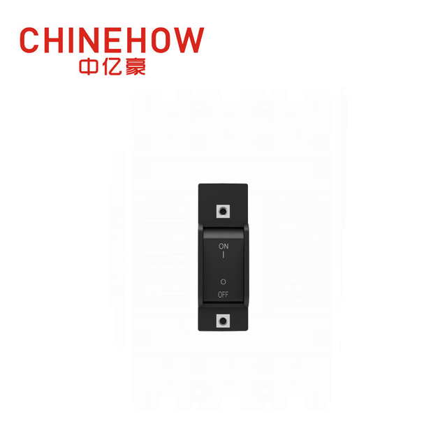 CVP-TH Hydraulic Magnetic Circuit Breaker Angle Rocker Actuator with Guard auxiliary switch and M4 Screw With Upturend Lugs 1P 