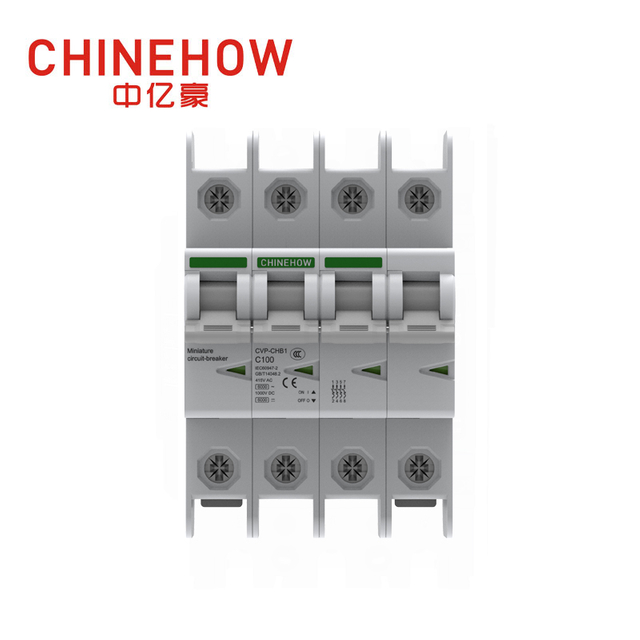 CVP-CHB1 Series 4P White Miniature Circuit Breaker