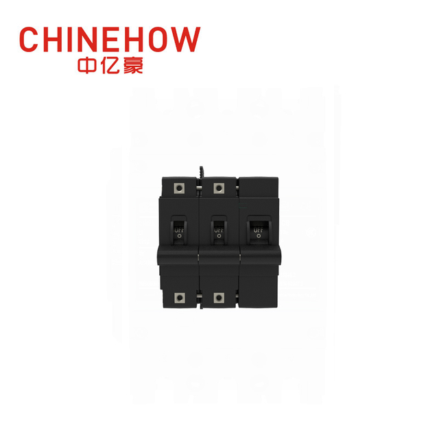 CVP-FR Hydraulic Magnetic Circuit Breaker Long Handle Actuator with M5 Screw and Terminal Barriers 2P + Remote Control 