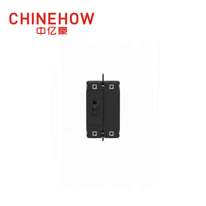 CVP-FR Hydraulic Magnetic Circuit Breaker Short Handle Actuator with M6 Stud 2P with Terminal Barriers