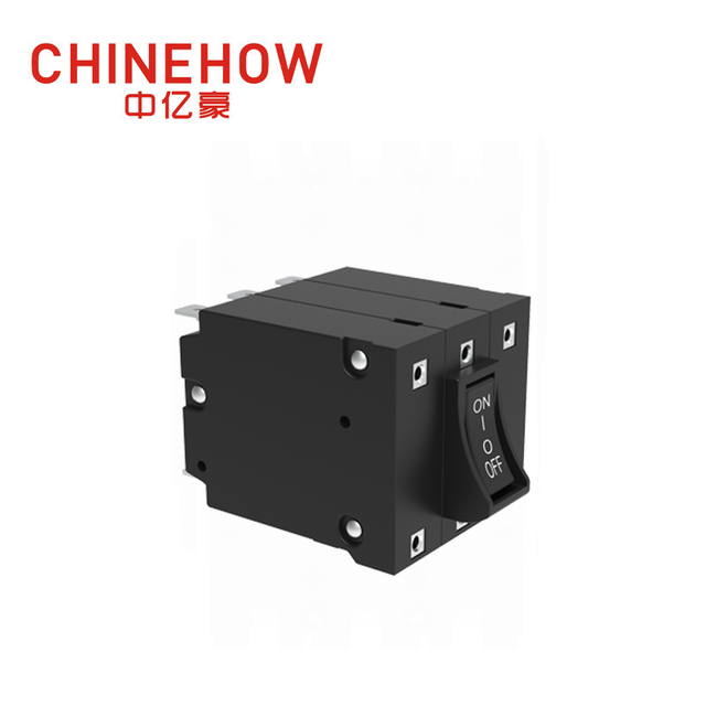 CVP-BM Hudraulic Magnetic Circuit Breaker Angle Rocker With Guard Actuator with Tab(Q.C.250) 3P 