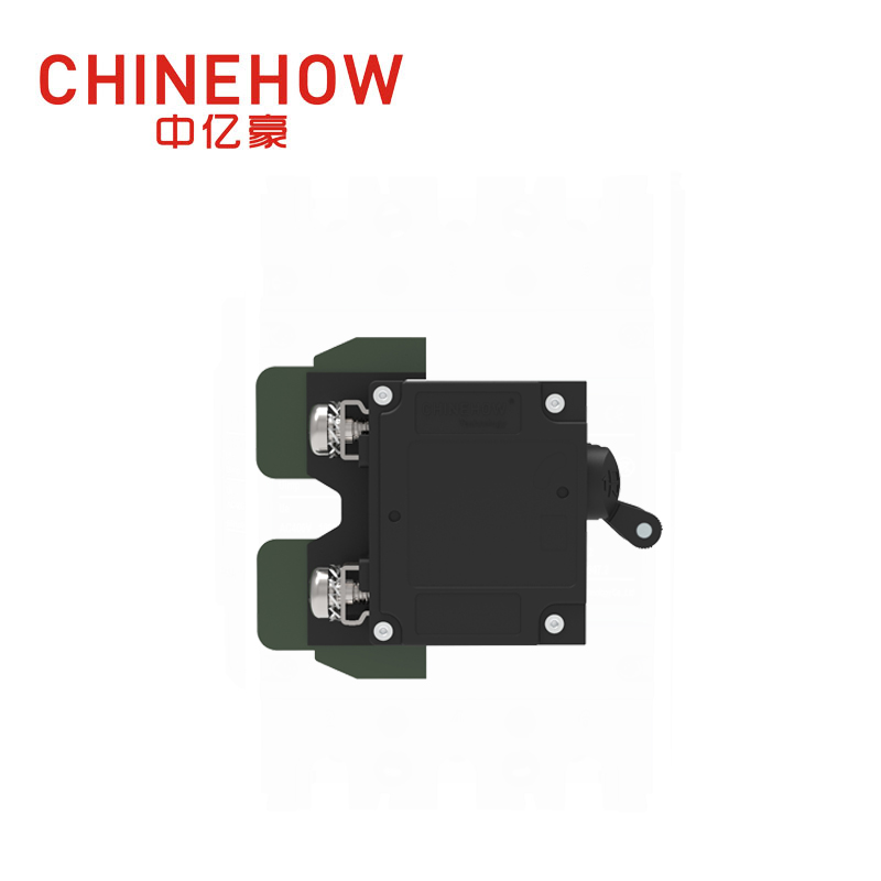 CVP-TH Hydraulic Magnetic Circuit Breaker Long Handle Actuator Per Unit with M5 Screw Bus 2P 