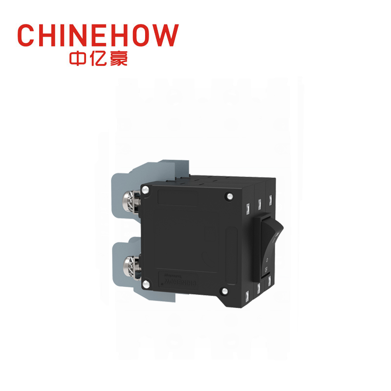 CVP-TH Hydraulic Magnetic Circuit Breaker Angle Rocker Actuator with M5 Screw Bus 3P 