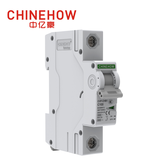 CVP-CHB1 Series IEC 1P White Miniature Circuit Breaker