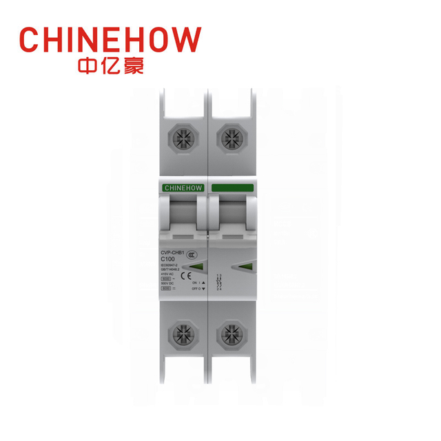 CVP-CHB1 Series 2P White Mini Miniature Circuit Breaker
