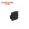 CVP-FR Hydraulic Magnetic Circuit Breaker Angle Rocker Actuator with Guard with M6 Stud and Auxiliary Switch 1P 