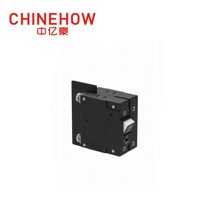 CVP-FR Hydraulic Magnetic Circuit Breaker Flat Rocker Actuator with Guard with M5 Screw 2P 