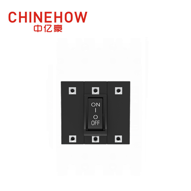 CVP-BM Hudraulic Magnetic Circuit Breaker Angle Rocker With Guard Actuator with M4 Screw Bus 3P 