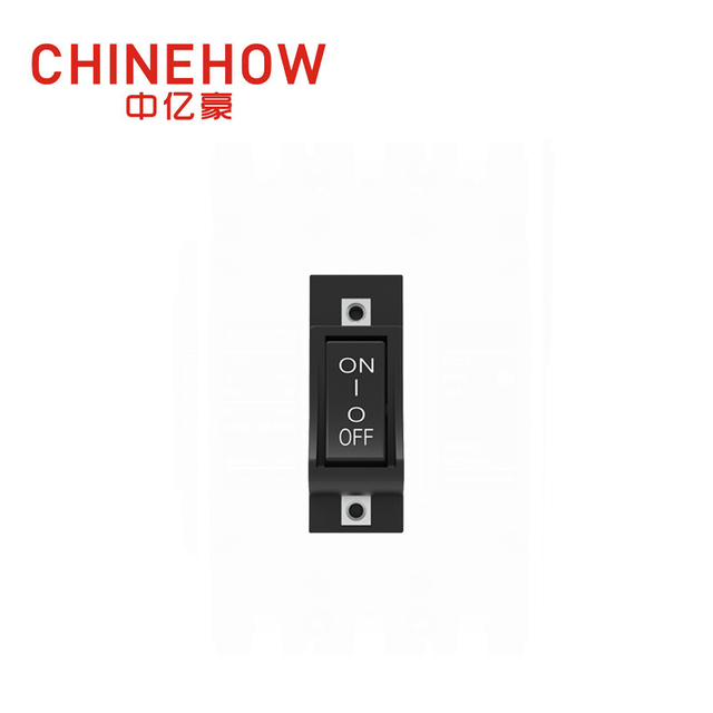 CVP-BM Hudraulic Magnetic Circuit Breaker Angle Rocker With Guard Actuator with Tab(Q.C.250) Auxiliary Switch 1P 