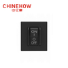 CVP-SM Hudraulic Magnetic Circuit Breaker Angle Rocker With Guard Actuator with Tab(Q.C.250) 2P Black