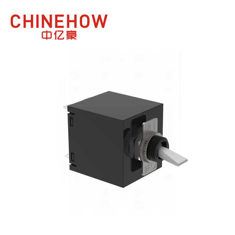 CVP-SM Hudraulic Magnetic Circuit Breaker Paddle Actuator with Tab(Q.C.250) 2P Black
