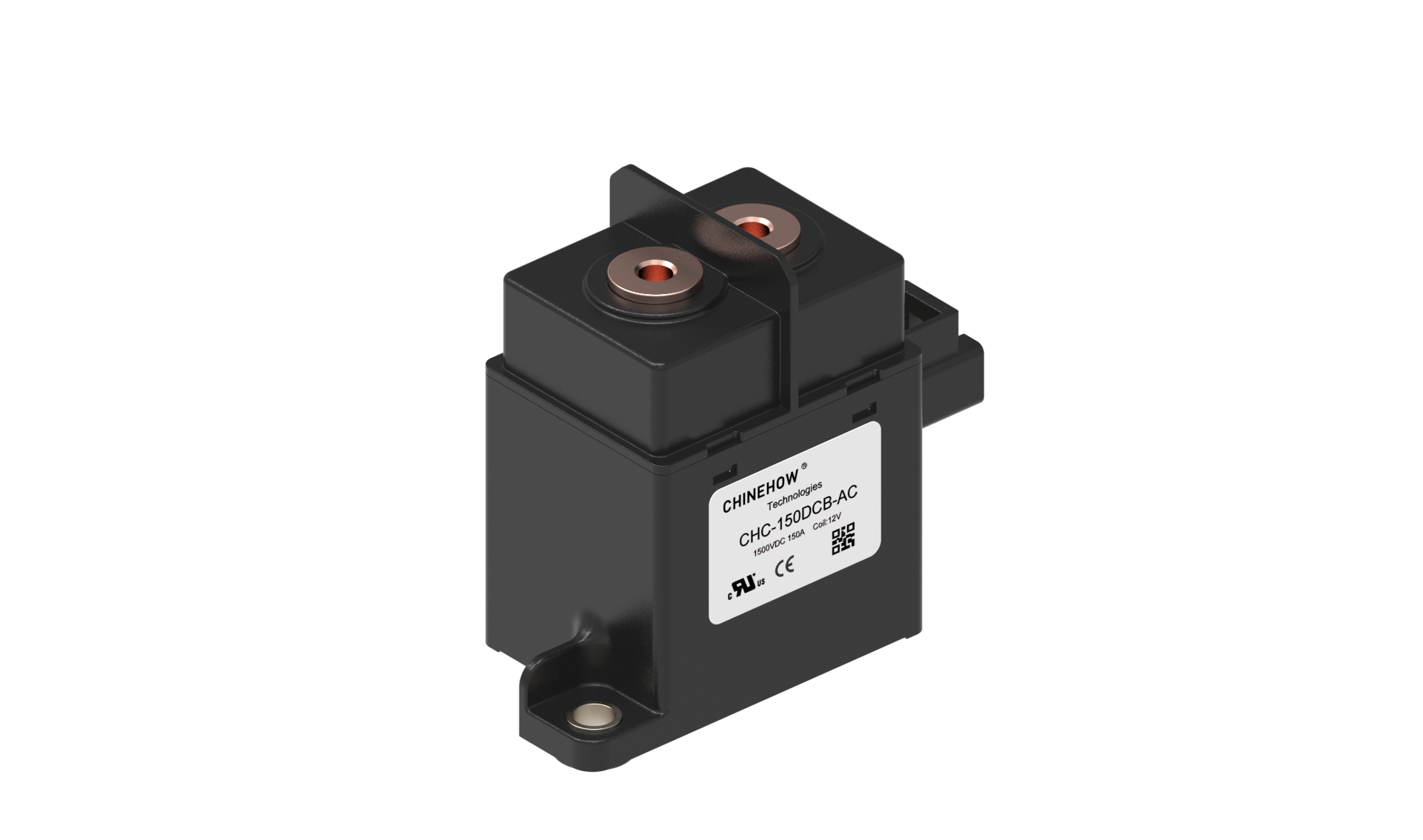 CHC-150 150A High Voltage DC Contactor Original Automotive Contactor Relay 450/800/1000/1500VDC Ceramic Sealed Relay CE 