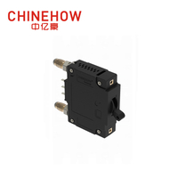 CVP-FR Hydraulic Magnetic Circuit Breaker Long Handle Actuator with Bullet and Alarm Switch 1P 