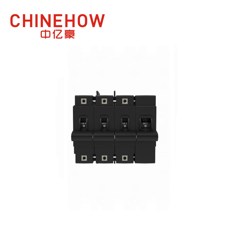 CVP-FR Hydraulic Magnetic Circuit Breaker Long Handle Actuator with M6 Stud and Terminal Barriers 3P + Remote Control 