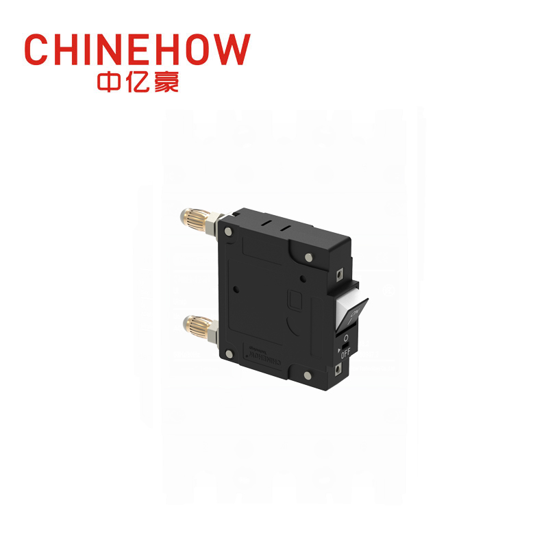CVP-FR Hydraulic Magnetic Circuit Breaker Flat Rocker Actuator with Guard with Bullet 1P