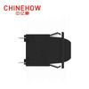 CVP-SM Hudraulic Magnetic Circuit Breaker Angle Rocker With Guard Actuator with Tab(Q.C.250) 2P Black
